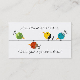 Cartão De Visita Aconselhando serviços