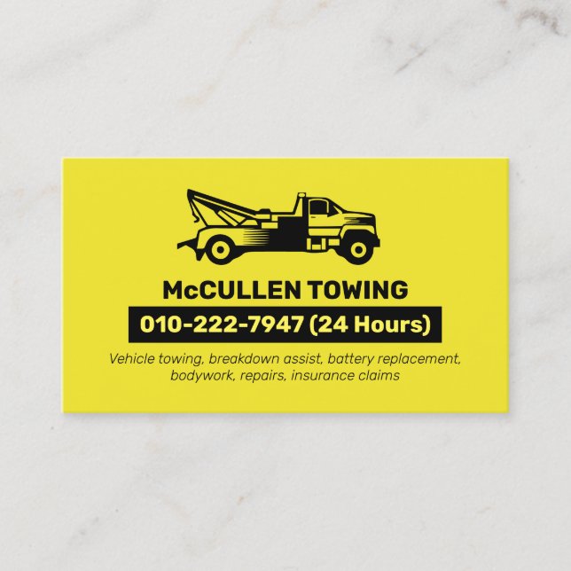 Cartão De Visita Acoplamento Automático de Tubo Caminhão (Frente)