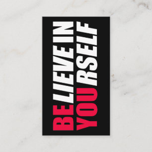 Cartão De Visita Acredite em si mesmo