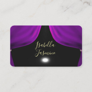 Cartão De Visita Actress actor influencer psychic business card