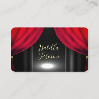 Cartão De Visita Actress actor influencer psychic business card
