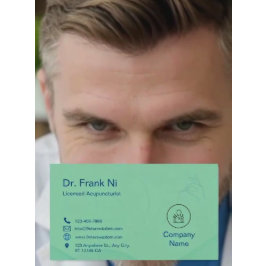 Cartão De Visita Acupuncture Business Card  TCM Business card