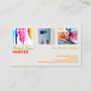 Cartão De Visita Adição Personalizada de Fotografias do Serviço