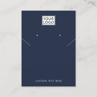 Cartão De Visita Adicionar logotipo Monitor de colar preto no joelh