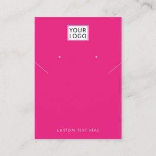 Cartão De Visita Adicionar logotipo Monitor de colar preto no joelh