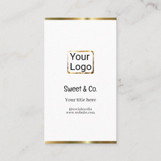 Cartão De Visita adicionar logotipo personalizado nome da empresa p