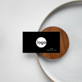 Cartão De Visita Adicionar seu círculo de logotipo personalizado Có