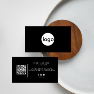 Cartão De Visita Adicionar seu círculo de logotipo personalizado Có
