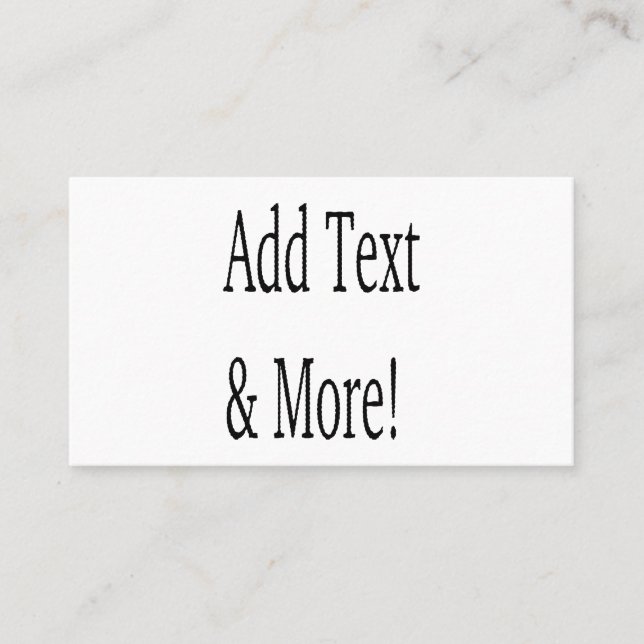 Cartão De Visita Adicionar texto e mais! Personalizar seu próprio p (Frente)