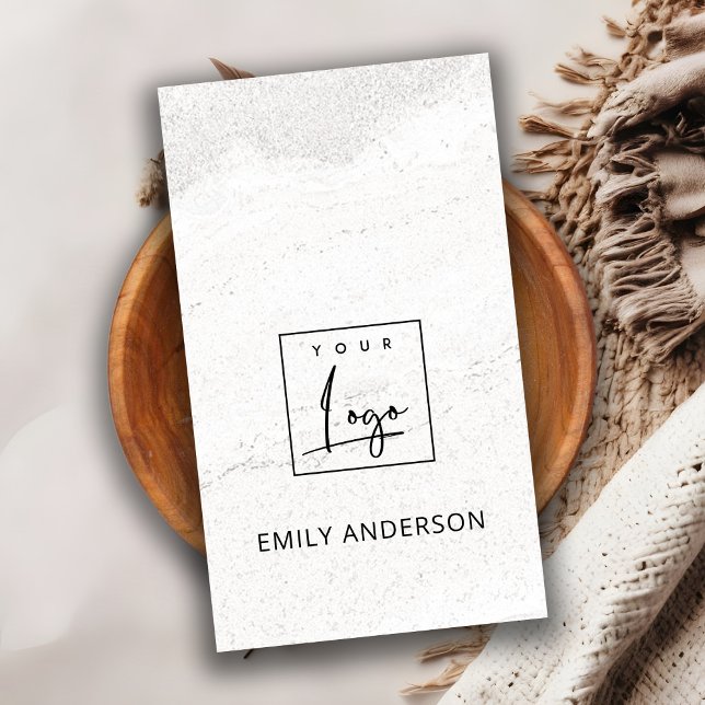 CARTÃO DE VISITA ADICIONE O PROFISSIONAL DE TEXTURA MÍNIMA DE PEDRA (Criador carregado)