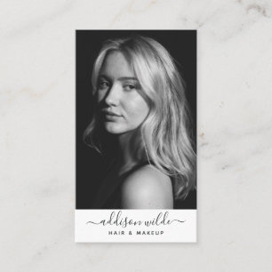 Cartão De Visita Adicione Seu Logotipo Moderno Minimalista Vertical