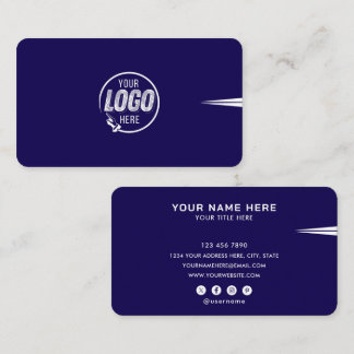 Cartão De Visita Adicione Seu Logotipo Personalizado Círculo Profis
