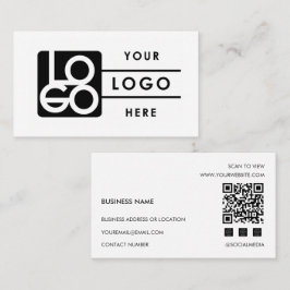 Cartão De Visita Adicione Seu Logotipo Personalizado Retângulo Prof