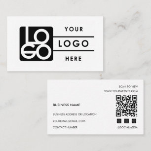 Cartão De Visita Adicione Seu Logotipo Personalizado Retângulo Prof