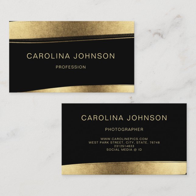 Cartão De Visita ADICIONE SEU TEXTO a negócios editáveis e editávei (Frente/Verso)