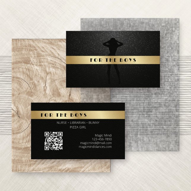 Cartão De Visita Adulto de Dançarino Privado Exótico (Criador carregado)