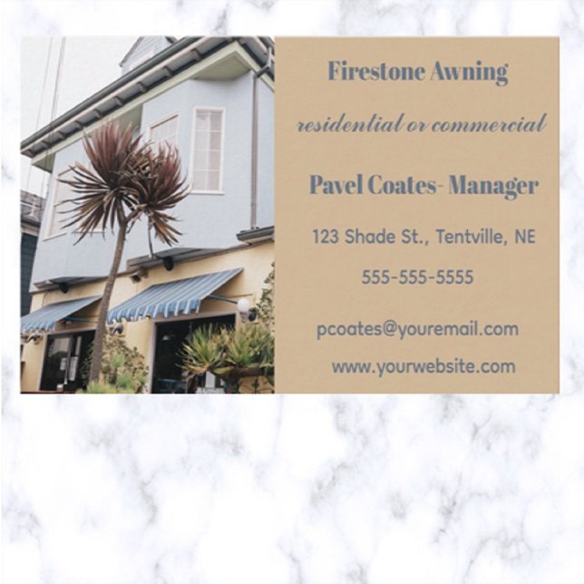 Cartão De Visita Advertência Editável (Criador carregado)