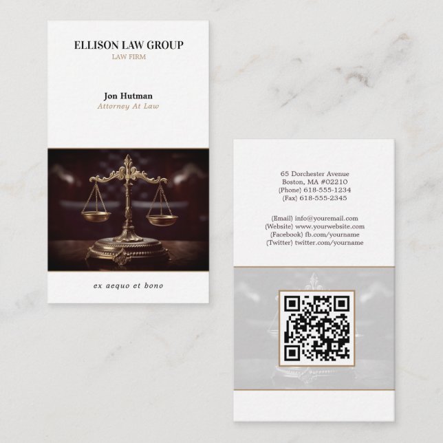 Cartão De Visita Advogado | Advogado (Frente/Verso)