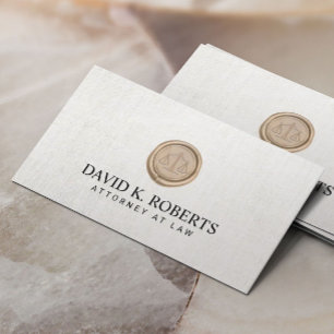 Cartão De Visita Advogado-Advogado de Direito Elegante Público Notá