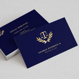Cartão De Visita Advogado advogado ouro justiça escala logotipo clá