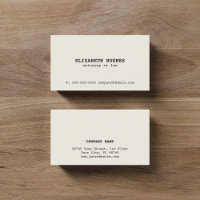 Advogado Branco Simples Elegante Minimalista