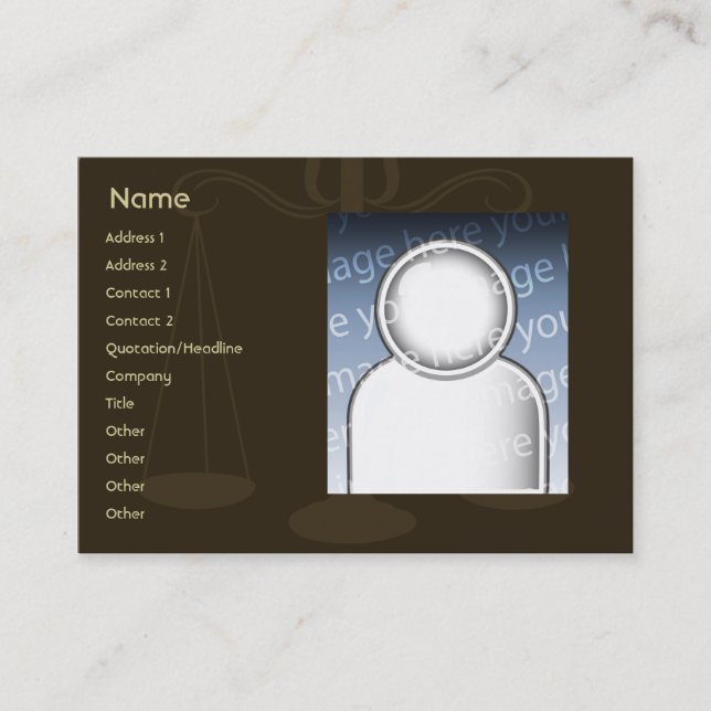 Cartão De Visita Advogado - carnudo (Frente)