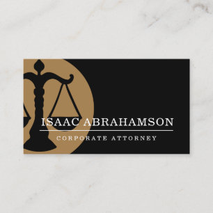 Cartão De Visita Advogado Corporate Lawyer