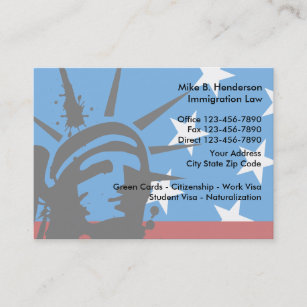Cartão De Visita Advogado da imigração