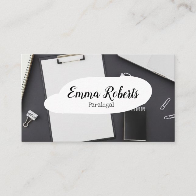 Cartão De Visita Advogado de Direito Cor-de-Rosa (Frente)