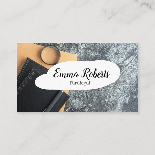 Cartão De Visita Advogado de Direito Cor-de-Rosa (Frente)