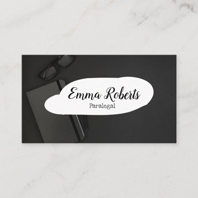 Cartão De Visita Advogado de Direito Cor-de-Rosa (Frente)