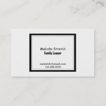 Advogado de Família Minimalista Preto e Branco