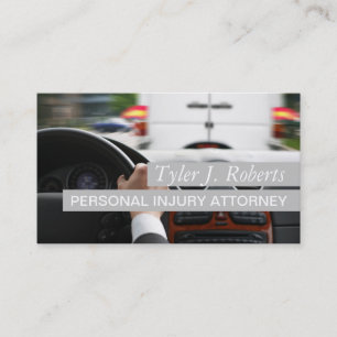 Cartão De Visita Advogado de Lei de Lesões Pessoais