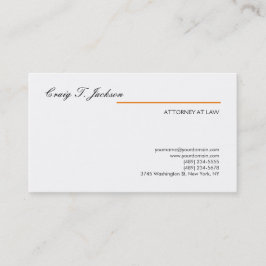 Cartão De Visita Advogado do Advogado Profissional Moderno