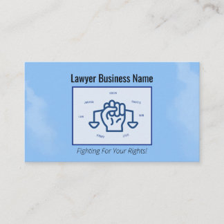Cartão De Visita Advogado dos Direitos Civis