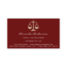 Advogado Dourado da Escala de Lei Burgundy