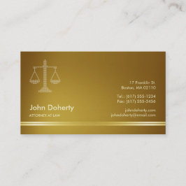 Cartão De Visita ADVOGADO | Elegante