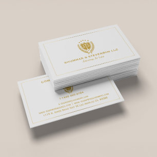 Cartão De Visita Advogado - Logotipo Personalizado Simples