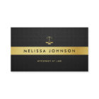 Advogado preto & Dourado moderno elegante