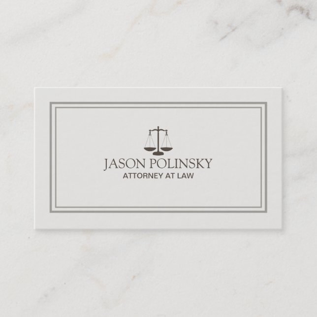 Cartão De Visita Advogado profissional e moderno (Frente)