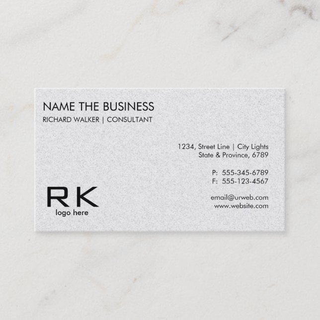 Cartão De Visita Advogado Profissional Elegante Branco Simples (Frente)