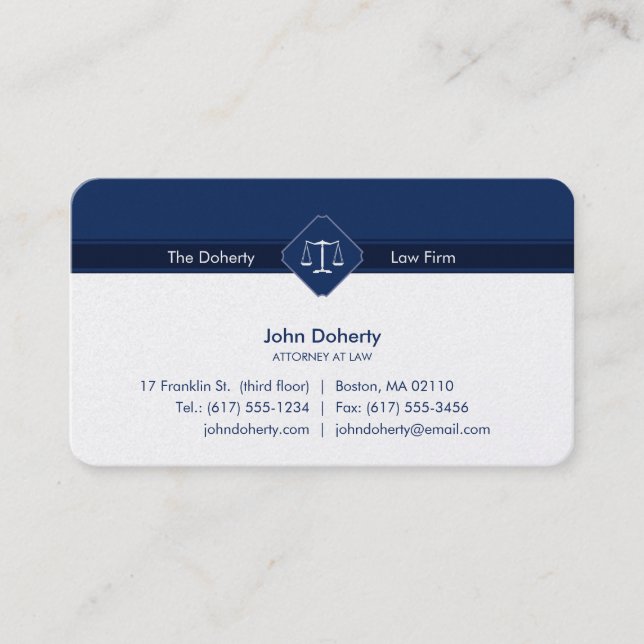 Cartão De Visita ADVOGADO | Serviço Jurídico (Frente)