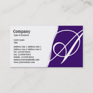 Cartão De Visita Afastar - Violeta