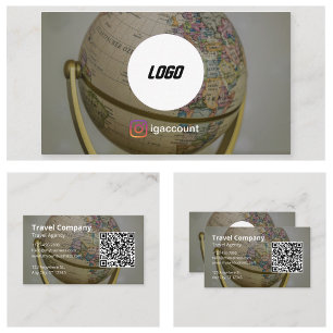 Cartão De Visita Agência de Viagens Globo