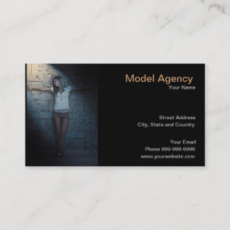 Cartão De Visita agência modelo