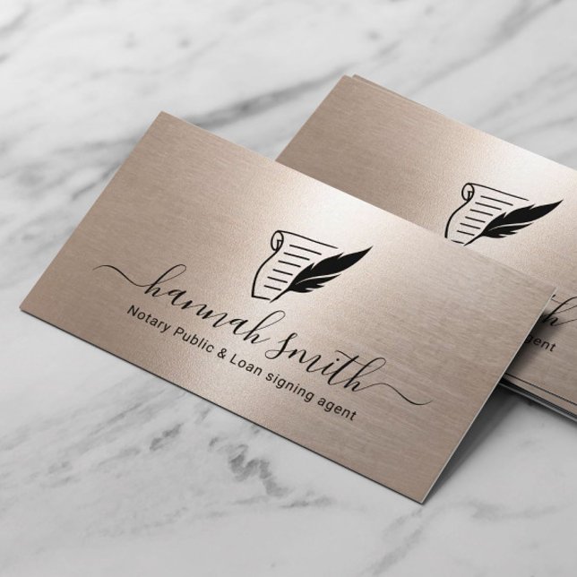 Cartão De Visita Agente de Assinatura de Empréstimo Notário Móvel E (Criador carregado)
