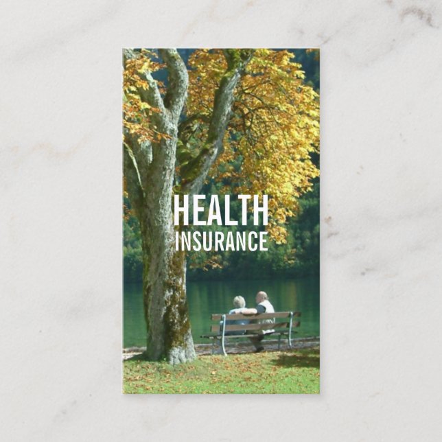 Cartão De Visita Agente de Seguro de Vida Profissional (Frente)