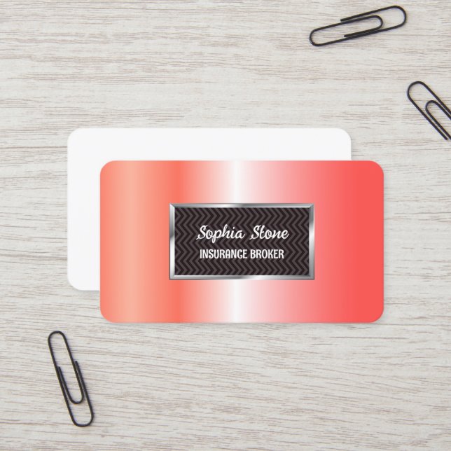 Cartão De Visita Agente de Seguros (Frente/Verso In Situ)