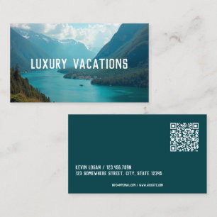 Cartão De Visita Agente de Viagem de Código de Verificação Personal
