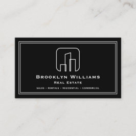 Cartão De Visita Agente Imobiliário de Realtor Único a Mover Nova P